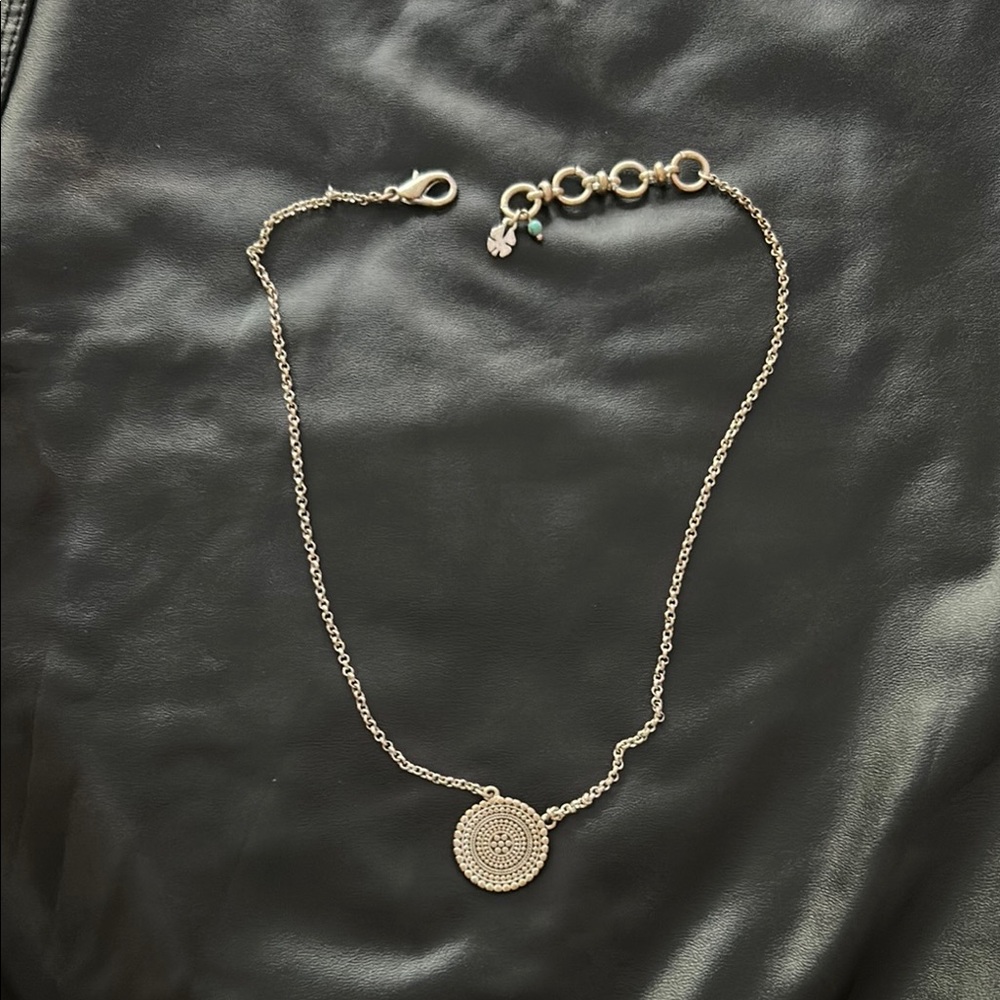 Lucky Brand Vintage Pendant Necklace (Double sided)